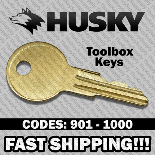 Husky tool box - replacement, key
