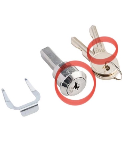Lock cylinder keys set husky - set,