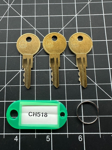 Three truck tool box keys - box,