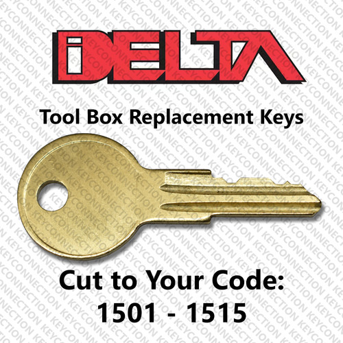 Delta tool box key - key, to