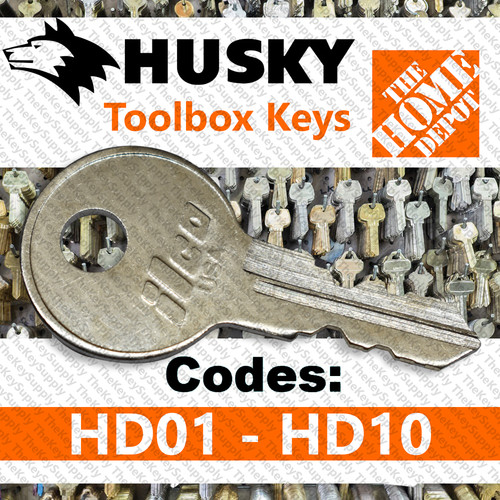 Husky tool box - box, key